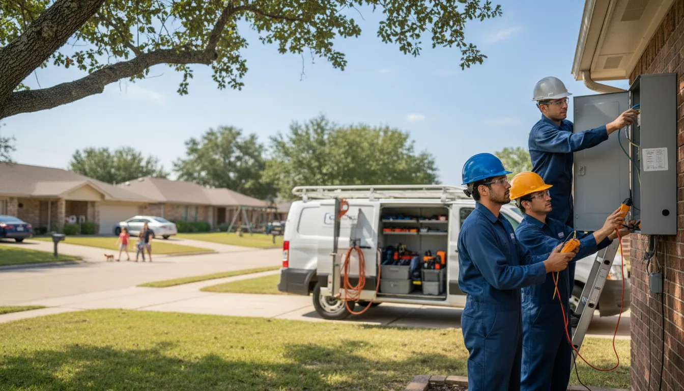 Certified electrician providing emergency electrical services in West Islip, NY